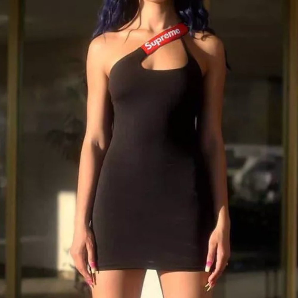NEW Frankie Collective Rework Supreme Asymmetrical Dress- Urban Outfitte…